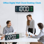 Load image into Gallery viewer, 16 inh Large LED Digital Wall Clock With Remote Control