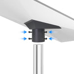 Load image into Gallery viewer, For Starlink Gen 3 Aluminium Alloy Mount Pipe Adapter for Starlink Gen3/V3 Mounting Plate Roof for Starlink Standard Mount Kit