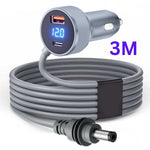 Load image into Gallery viewer, For Starlink Mini Car Charger DC Power Cable Cigarette Lighter 12V-48V with Digital Display Durable USB-C 140W USB-A 35W Ports