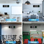 Load image into Gallery viewer, 16 inh Large LED Digital Wall Clock With Remote Control
