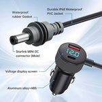 Load image into Gallery viewer, For Starlink Mini Car Charger DC Power Cable Cigarette Lighter 12V-48V with Digital Display Durable USB-C 140W USB-A 35W Ports