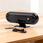 Load image into Gallery viewer, Digital LED Table Desk Mirror Alarm Clock