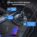 Load image into Gallery viewer, For Starlink Mini Car Charger DC Power Cable Cigarette Lighter 12V-48V with Digital Display Durable USB-C 140W USB-A 35W Ports